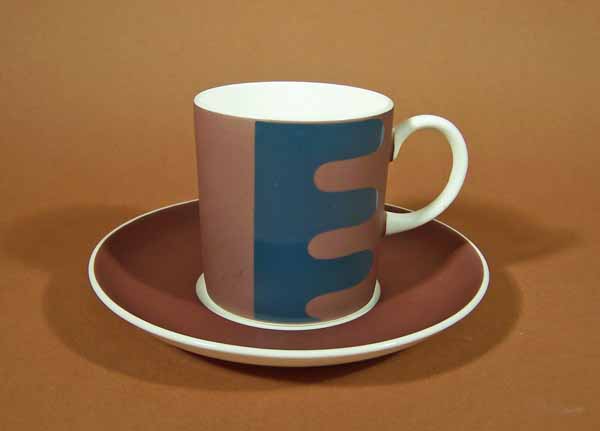 Pennant cup and saucer